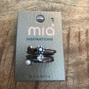Mia Inspirations By Kim Min Sun Set Of 4 Rings